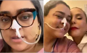 Imagem ilustrativa da imagem Preta Gil recebe visita de Ivete Sangalo no hospital; vídeo