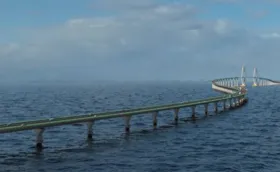 Imagem ilustrativa da imagem VÍDEO: Sondagem para construção da ponte Salvador-Itaparica é iniciada