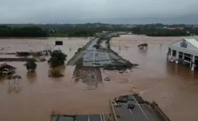 Imagem ilustrativa da imagem Chuva no RS: nível do Guaíba continua subindo neste domingo