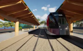 Imagem ilustrativa da imagem Governo da Bahia prevê início das obras do VLT para julho de 2024