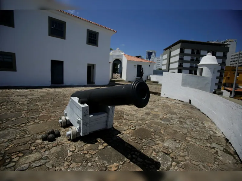 Forte São Diogo, na encosta do Morro de Santo Antônio